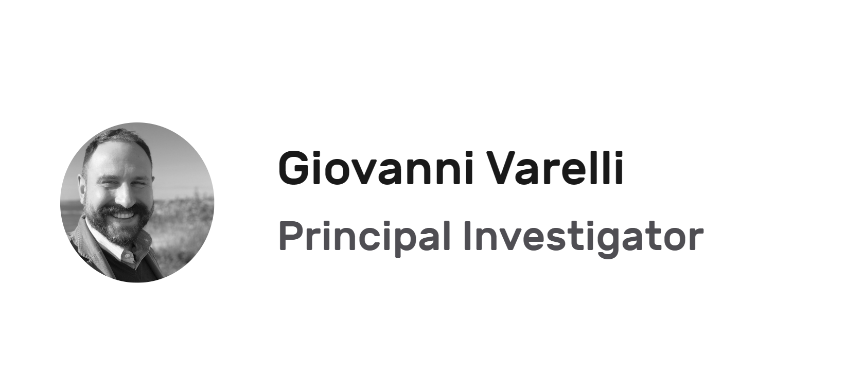 Principal Investigator